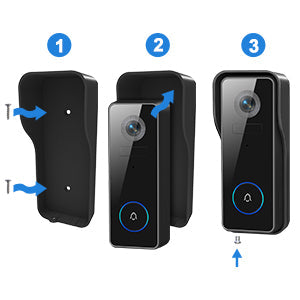 Morecam J7 Wireless Doorbell Camera 5000 mAH anti-thefting intelligent alarm 1080P